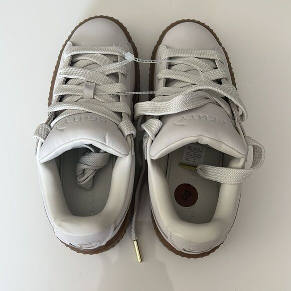 PUMA X FENTY Women’s CREEPER PHATTY SNEAKERS Warm White Puma 8 - Picture 4 of 9
